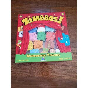 Zimbbos! Elephantastic Pyramids Game COMPLETE wooden pieces; ages 3+ 1-4 players